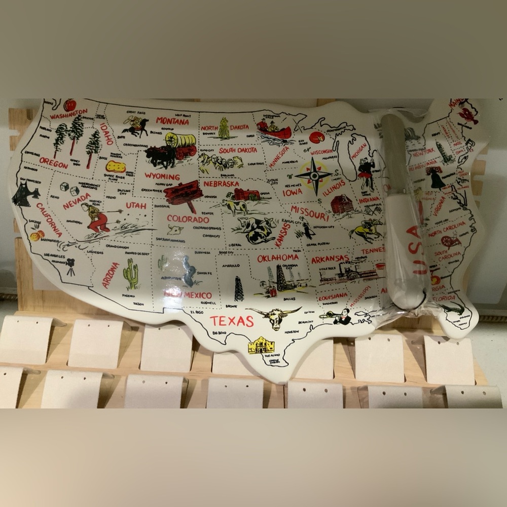 “LAST ONE” White 12” Porcelain  
Cheese Board - Great for Parties, House Warming